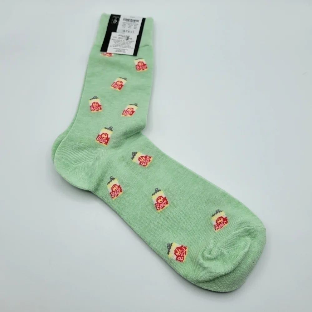 J Crew beer cans Crew socks